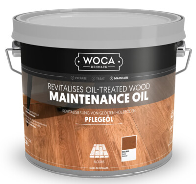 WOCA Pflegeöl Parkett, Holz, Laminat, Holzboden 2,5 Liter *Natur* (16,88  /L)
