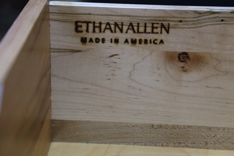 Armoire ~ Mirrored Door Wardrobe ~ Legacy Bonnetiere by Ethan Allen - Image 4 of 4