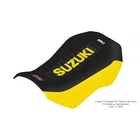 SEAT COVER FMX HFS SUZUKI LTZ 400 CARBURETOR Black/Yellow/Yellow Import Fees Usa