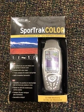 Lot of 4 NEW Magellan SporTrak colour Handheld GPS, preloaded Maps, 32Mb Memory