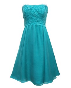 Monsoon ROSE Size 12 Green Silk Ladies Dress Bandeau ...