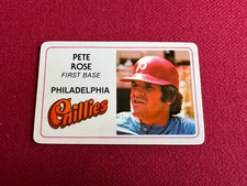 1981, Pete Rose, "PERMA-GRAPHICS" Super Star Credit Card (Scarce / Vintage)