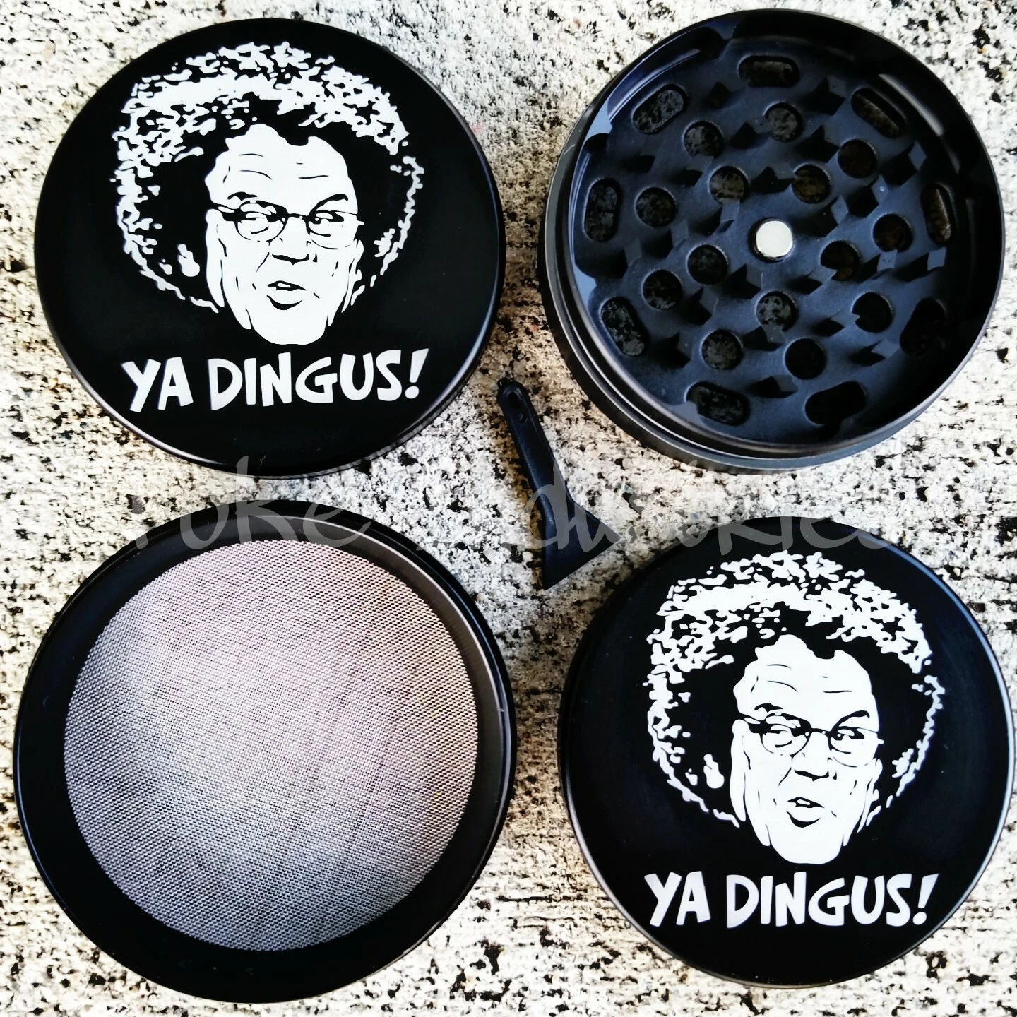 Dr Steve Brule Brule's Rules Ya Dingus 63mm Grinder For Cooking Herbs Spices 2.5