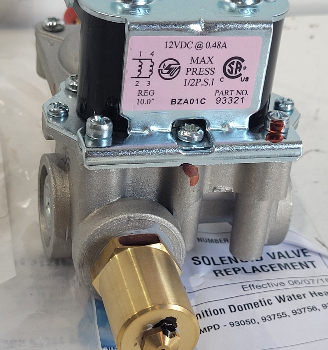 Dometic Mpd 93756 Water Heater Manual Adjustable Thermostat Mpd