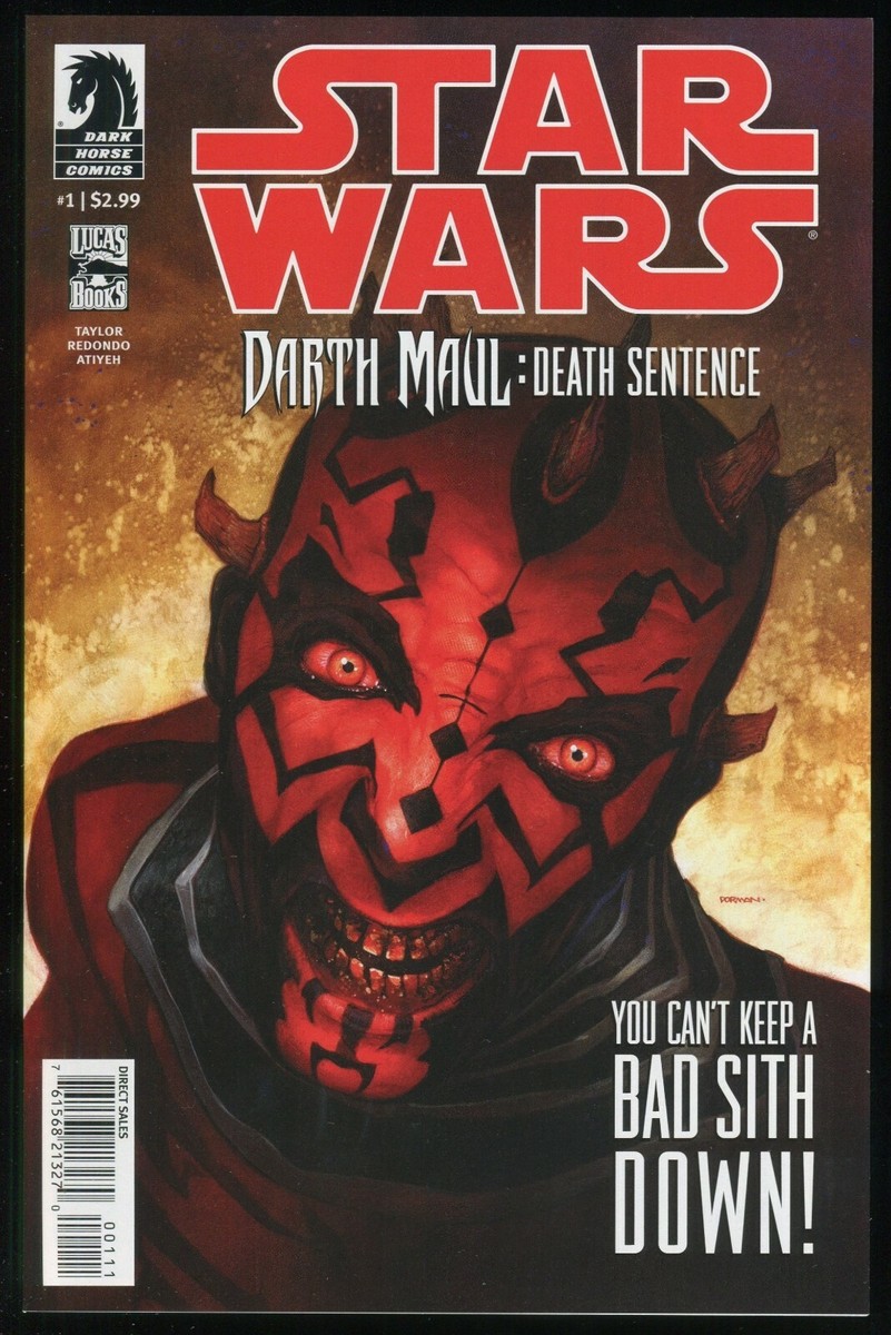 Star Wars Darth Maul Death Sentence Comic Set 1-2-3-4 Lot Savage