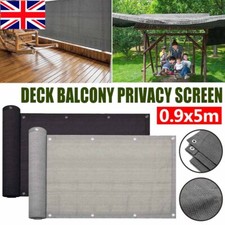 5M Balcony Privacy Screen Fence Mesh For Balcony Windscreen Sun Shade UV-Proof