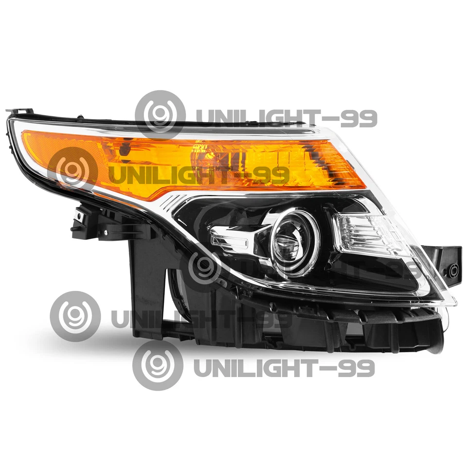 Faro halógeno lateral pasajero de fábrica para Ford Explorer 2011-2015  Foto 2 de 4