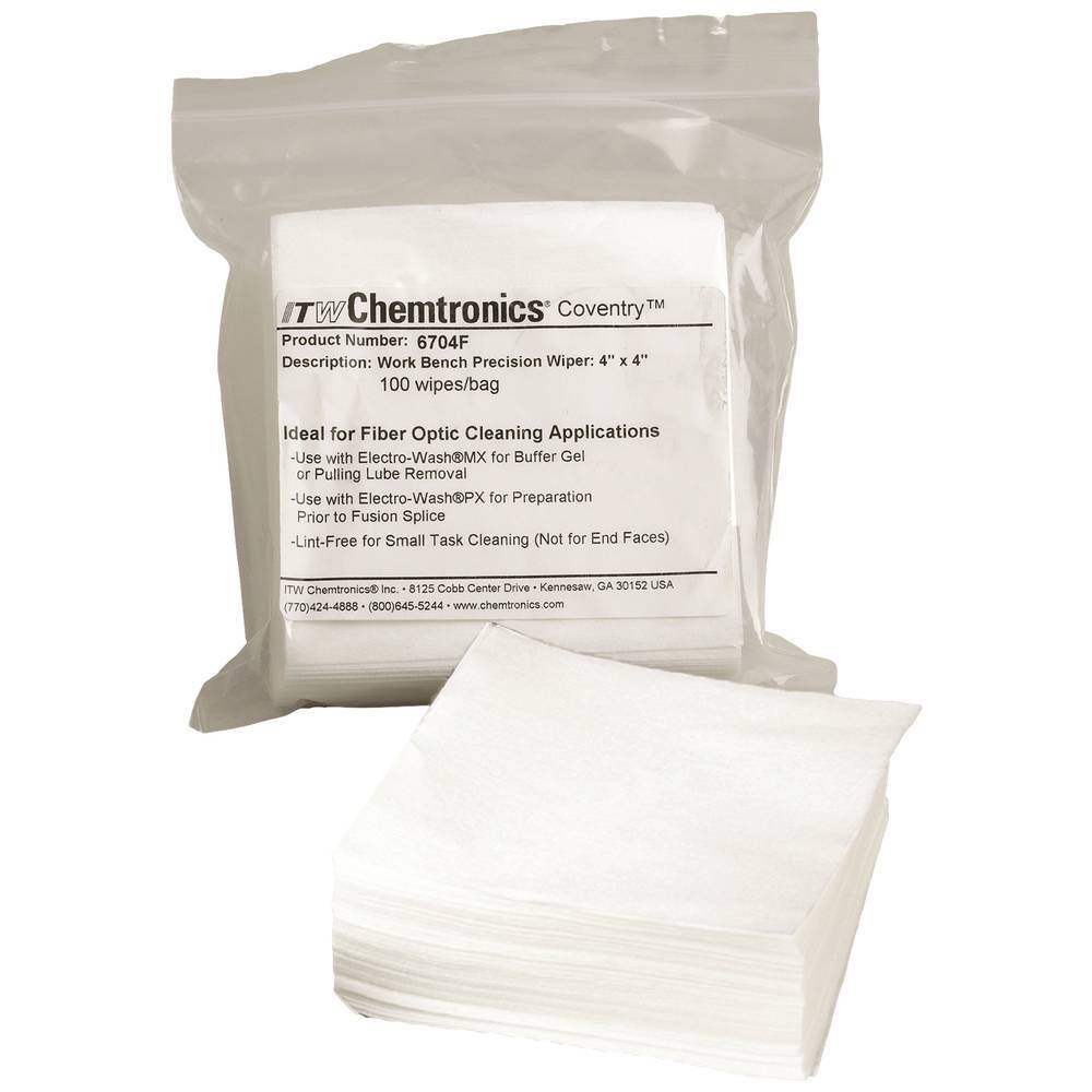 Panni per la pulizia a secco Econowipes di entry level Chemtronics 6704F