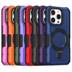 For iPhone 17 Pro Max 16 15 14 13 12 11 XR Shockproof Rugged Case w/ Ring Stand