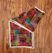 ECHO Colorful Pattern Silk Scarf