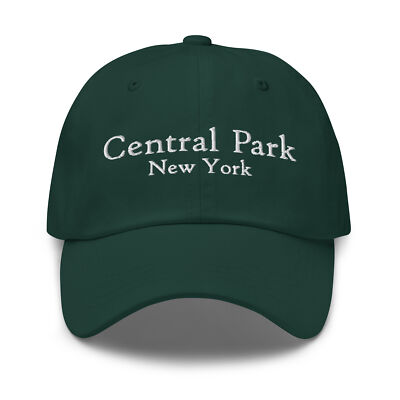 Central Park Dad Hat with Embroidery - Central Park New York Dad Hat