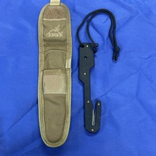 Gerber Survival Gut Hook Fixed Blade Stainless Steel Knife with Sheath