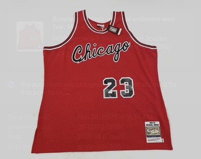 NEW Mitchell & Ness Michael Jordan Chicago Bulls 1984-85 Jersey 56 (3XL) RARE