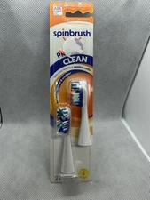 Spinbrush Pro Clean Replacement Brush Heads 2-Pack Soft Bristles