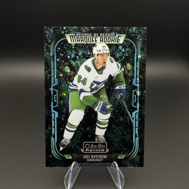 2025-26 O-Pee-Chee Platinum Joel Nystrom Bioluminescence Marquee Rookie 1/5
