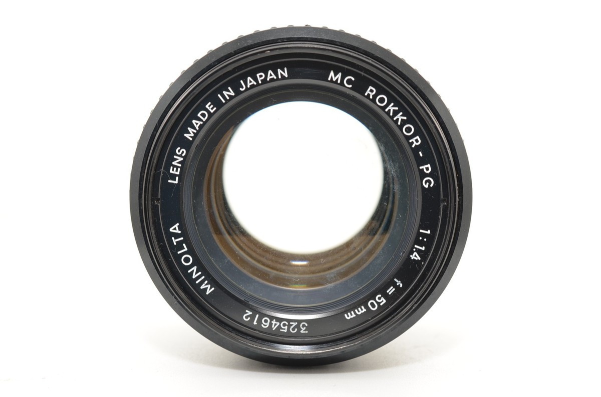 MINOLTA MC ROKKOR-PG 50mm f1.4 MC Mount Manual Focus Lens from