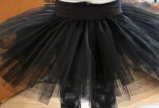 Bloch Black Six Layer Tutu Adult M/L Practice Tutu Dance Wear Ballet