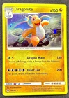 Pokemon TCG Sun & Moon Base Set #96 Dragonite Cosmos Holo Beautiful Condition