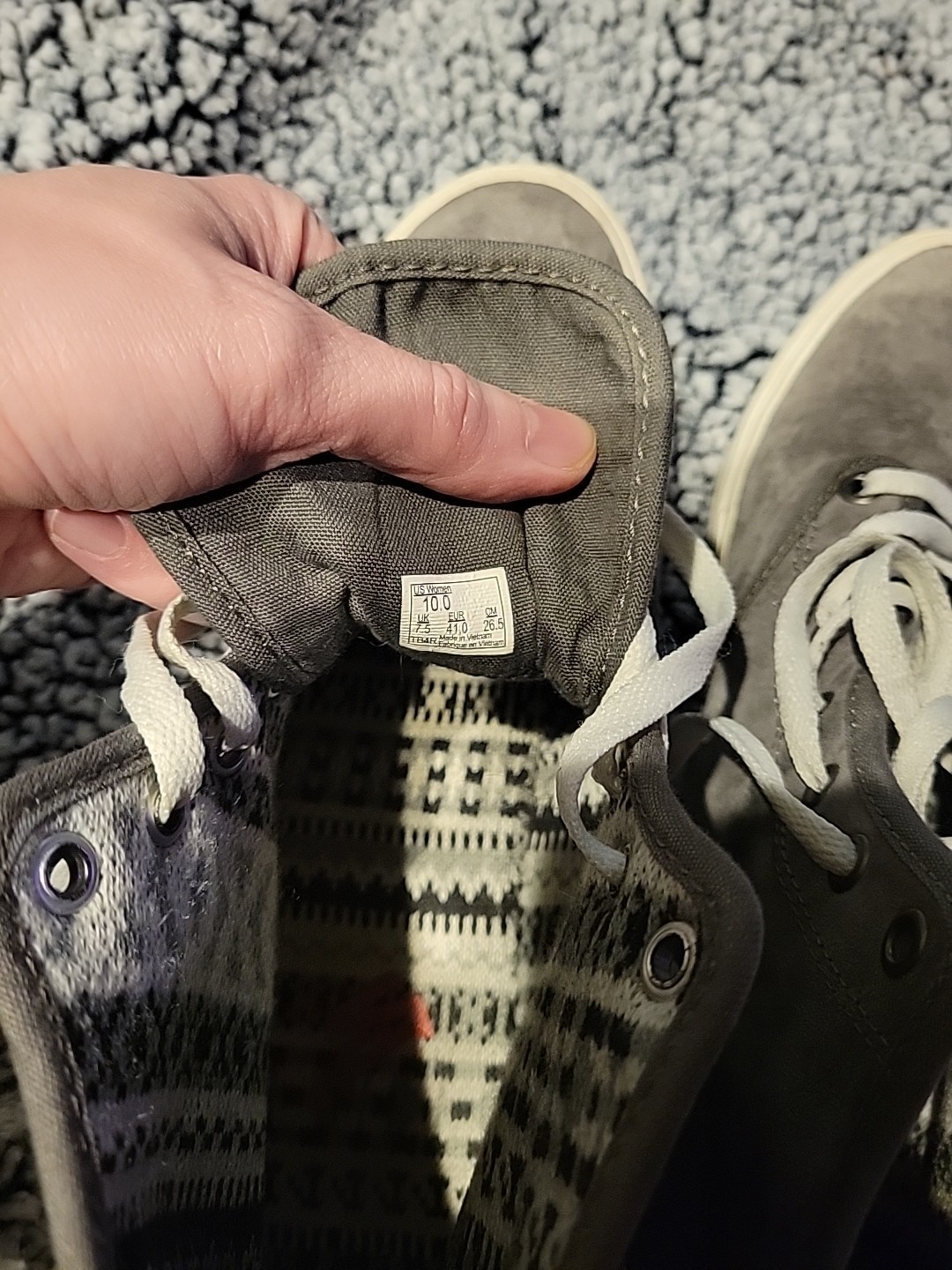 Vans Chukka Boot Mid Gray Suede High Top Sneakers Skate Shoes thumbnail 7