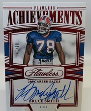 2023 Panini Flawless - Flawless Achievements Bruce Smith Auto #FA-BS 8/15 🔥🔥