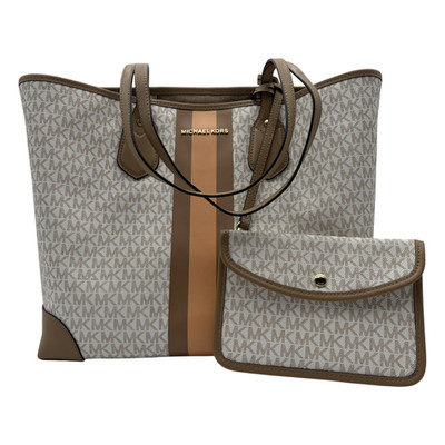 Michael Kors Eva Large Tote in Cantaloupe - Pre-Owned