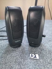 Logitech S120 S-00024 Wired Stereo Computer Speakers 3.5mm Black PC Mac