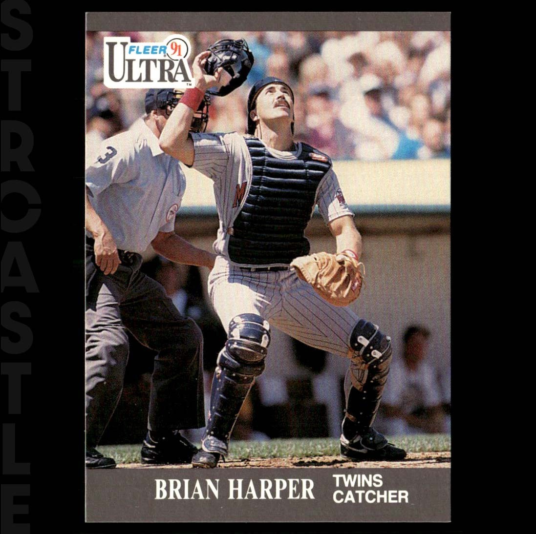 Brian Harper 1991 Fleer Ultra #188 Minnesota Twins ⚾ Baseball Card