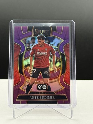 Ante Budimir 2025 Panini Select La Liga Terrace Purple /125 CA Osasuna #41