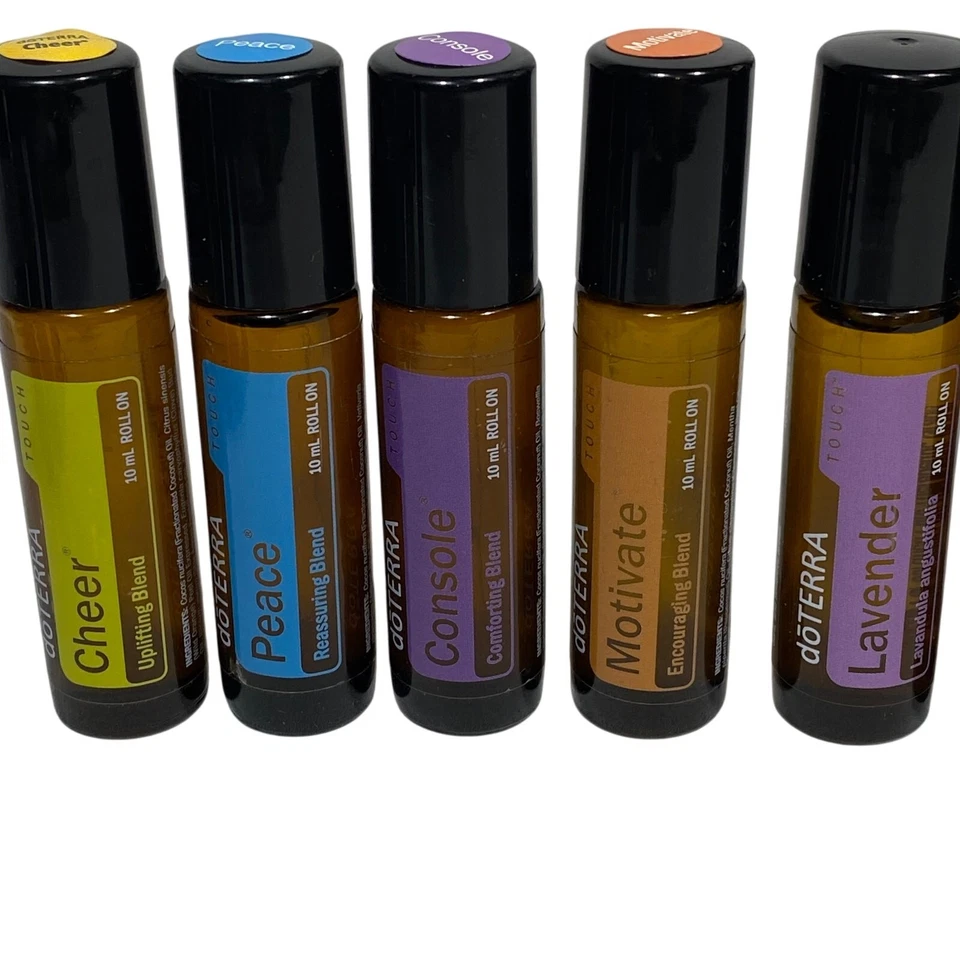 Lote de 19 botellas de aceites esenciales DoTerra con estuche de transporte caja de almacenamiento fragancia Foto 3 de 4