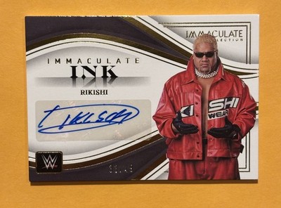 2023 WWE Immaculate Rikishi Immaculate Ink Auto /49 Free Shipping