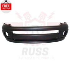New Front Bumper Cover Primed Black Fits 2002-2005 Dodge Ram 1500 Ch1000463