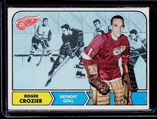 1968-69 Topps Set-Break # 23 VG/EX Roger Crozier Detroit RED WINGS
