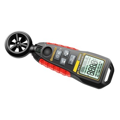 Hand-Anemometer HVAC Luftmassenmesser Genauigkeit ±2% ±2°C misst 0,4-30,00 M/