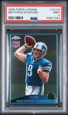 2009 Topps Chrome - Matthew Stafford #TC210 (RC) PSA 9