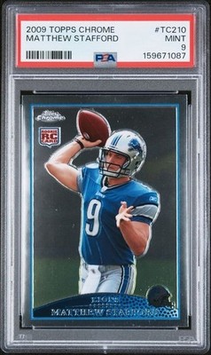 2009 Topps Chrome - Matthew Stafford #TC210 (RC) PSA 9