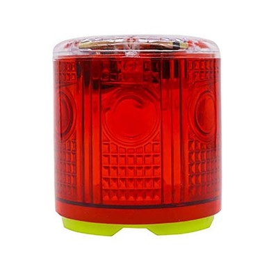 Solar Strobe Warning Light, with Strong Magnetic Base High Bright LED Red