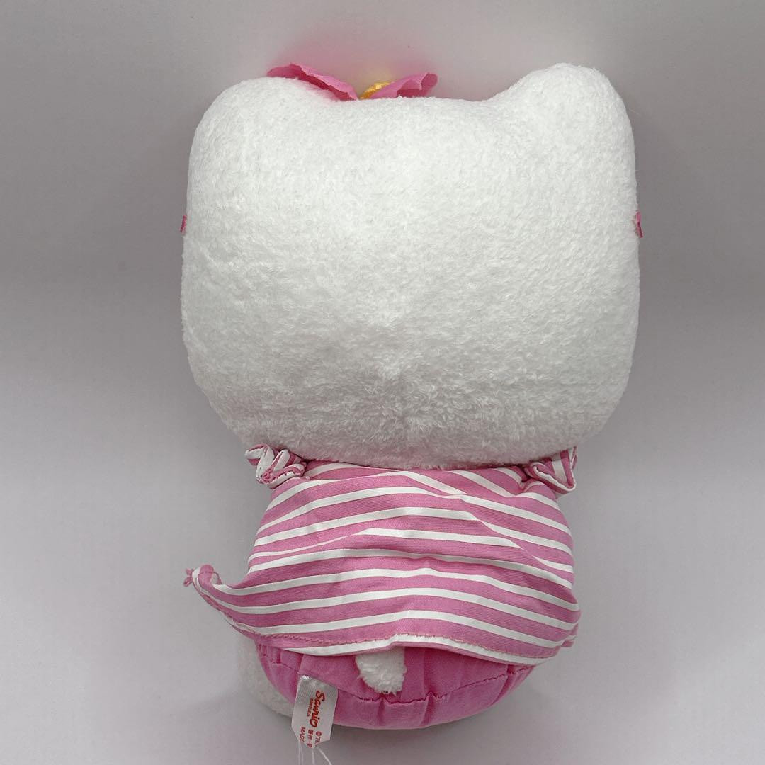 【希少✨タグ付き】サンリオハローキティぬいぐるみ　2005年サマードール　レトロ Sanrio 2005 Hello Kitty Plush 2005 Summer Doll Retro Rare