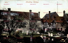 Reading College Postcard Great Britain Divided Back Reading 8670 Vintage Used