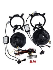 For 2005-2009 Ford Mustang Gt Halo Drl Led Fog Light Grille Daytime Running Lamp