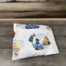 Pottery Barn Kids Disney Pixar Cars Organic Cotton Crib Fitted Sheet Only Washed