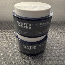 2 Scotch  Porter Smoothing Hair Balm-Beard Balm Intense Moisturizer 3.4 oz ea