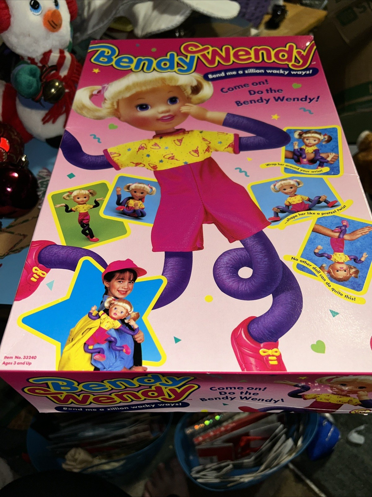 NIB Vintage Bendy Wendy Doll ToyBiz 1996 NOS New Mint Cond. RARE! Item# 33240