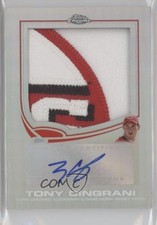 2013 Topps Chrome Base Variation 6/10 Tony Cingrani #171 Patch Auto 4y4