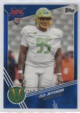 2020 Topps XFL Blue /25 Cece Jefferson #102 0g0