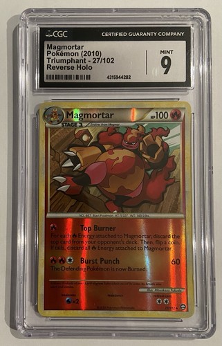 Magmortar 27/102 Triumphant Reverse Holo Pokémon TCG 2010 Rare