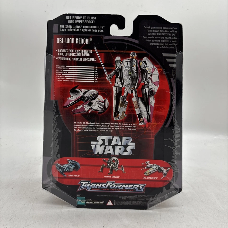 2012 Transformers Crossovers: Star Wars Obi Wan to Jedi Starfighter 3.75" Figure - Image 2 of 3