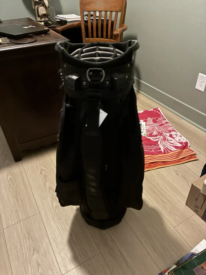 Bag Boy Golf Chiller Cart Bag Black with Cooler Bag (14 Slots) - Image 3 of 4