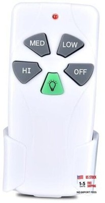 Replacement Remote Control for Harbor Breeze/Hampton Bay Ceiling Fan, 3 Speed,