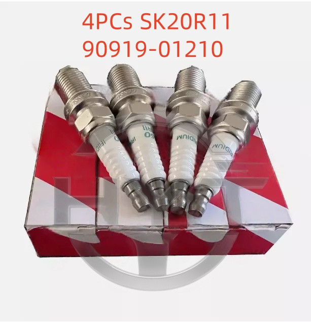 4pcs DENSO Iridium Spark Plugs OEM 90919-01210 SK20R11 3297 for Scion Sienna