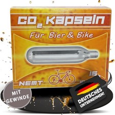 Lot de 10 Capsules de bière Co2 de 16 g et Capsules de vélo pour Tous Les sys...